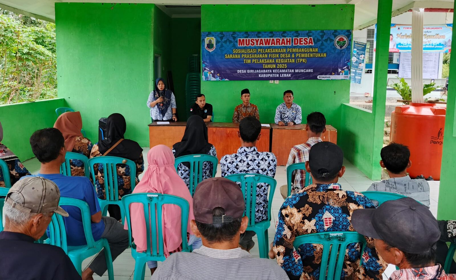 Pemdes Girijagbaya Menggelar Rapat Musyawarah Desa Untuk Perencanaan Program Tahun 2025 dan Sosialisasi Pembentukan TPK