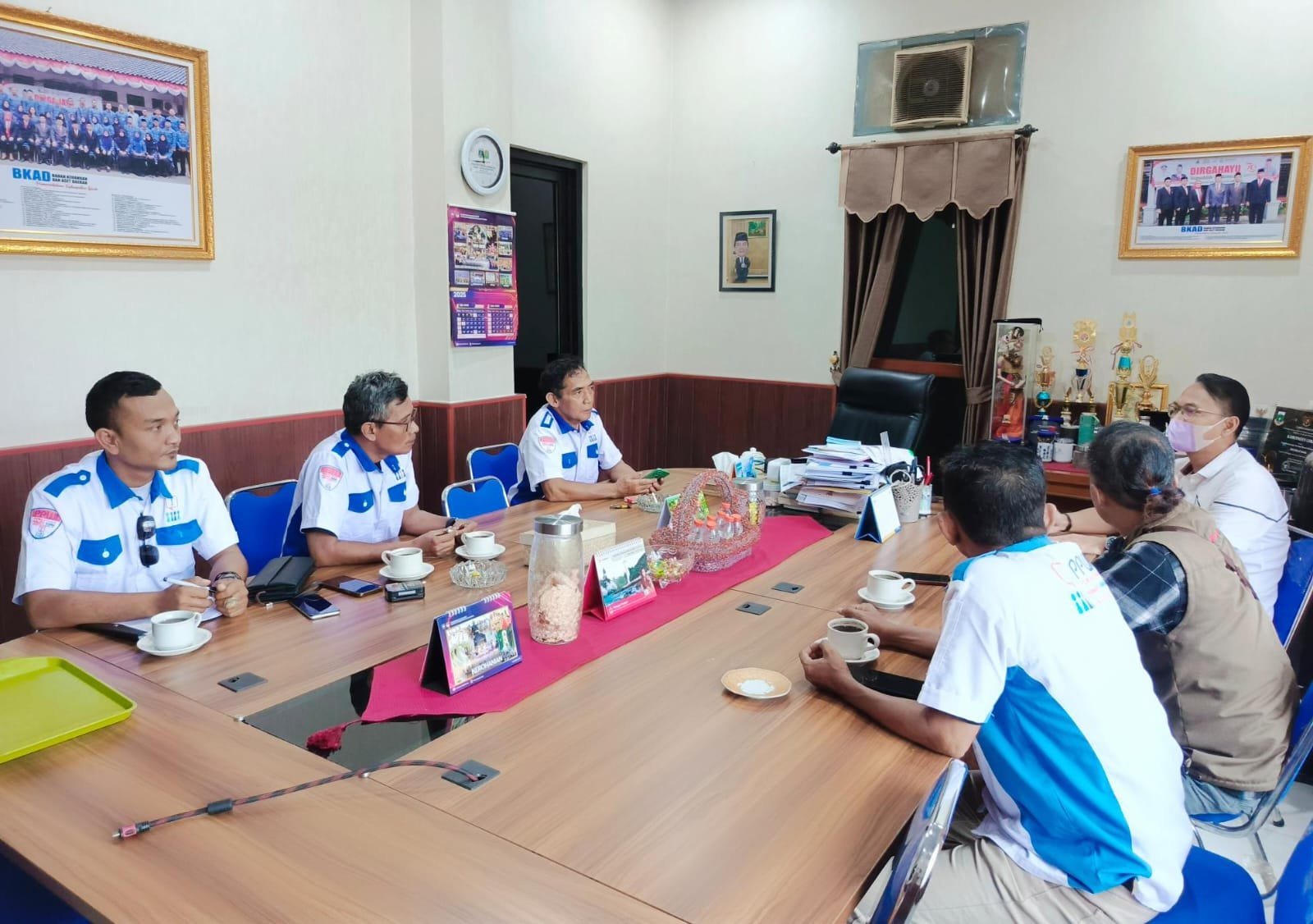 Organisasi Pers PPWI dan IWQI Lebak Audiensi Sekaligus Silatuhrahmi ke BKAD Kabupaten Lebak