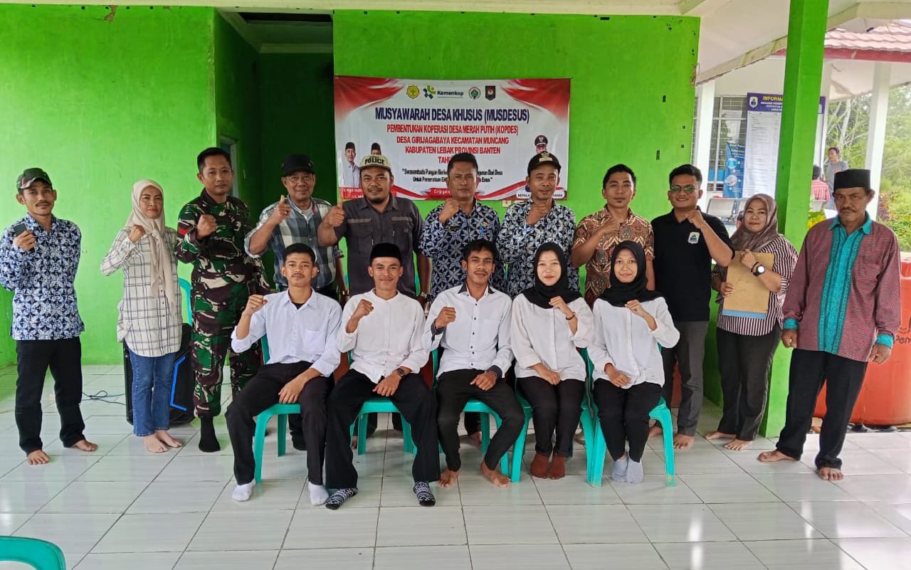 Pemdes Girijagabaya Gelar Rapat Musdesus Pembentukan Koprasi Desa Merah Putih