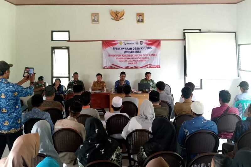 Koperasi Desa Merah Putih 2025 – Resmi Program Terobosan Ekonomi Desa Resmi Dimulai Lewat Musdesus Sindangwangi