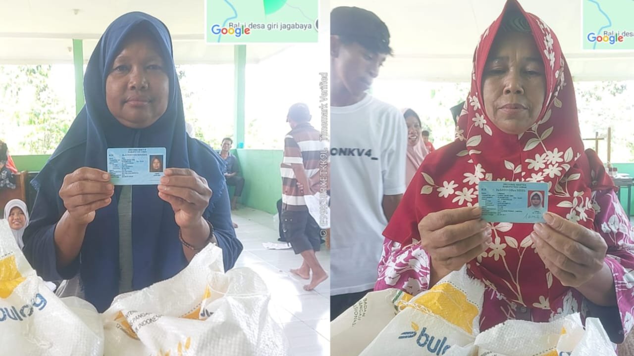 Pemdes Girijagabaya Salurkan Beras Bulog 10 Kg kepada 236 KPM