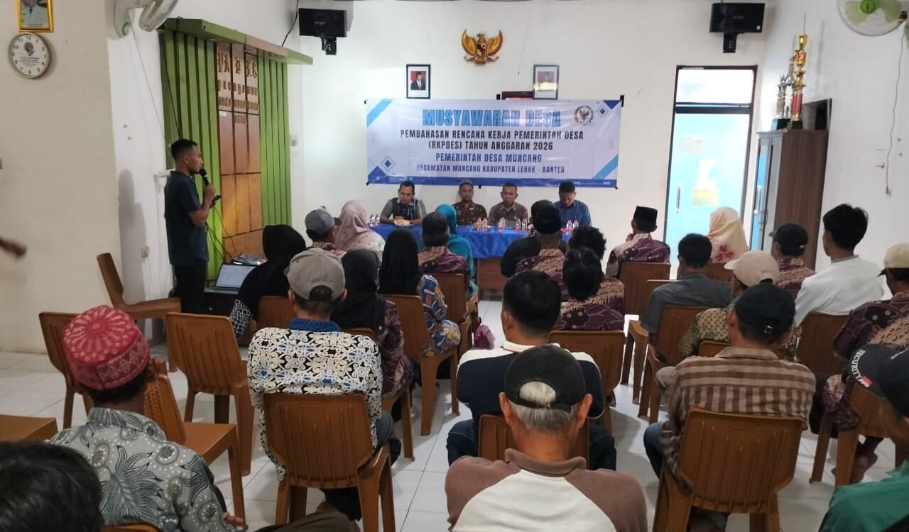 Musdes Muncang 2025 Sukses Digelar: Pemdes Bahas RKPDes 2026 dan P-RKPDes Transparan untuk Pembangunan Desa
