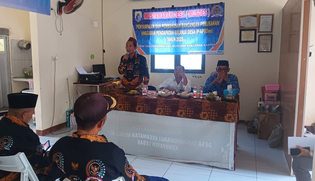Pemdes Tanjungwangi Menggelar Rapat Musdes P-APBDes TA-2025