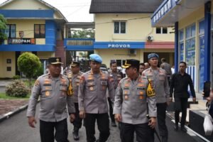Wakapolda Banten 1 Langkah Strategis Lakukan Supervisi Pelayanan, Kapolres Lebak Sambut di Mapolres Lebak