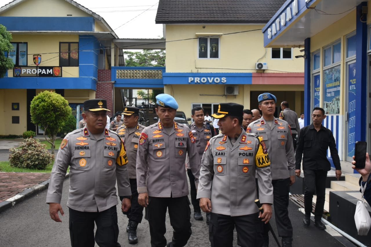 Wakapolda Banten 1 Langkah Strategis Lakukan Supervisi Pelayanan, Kapolres Lebak Sambut di Mapolres Lebak