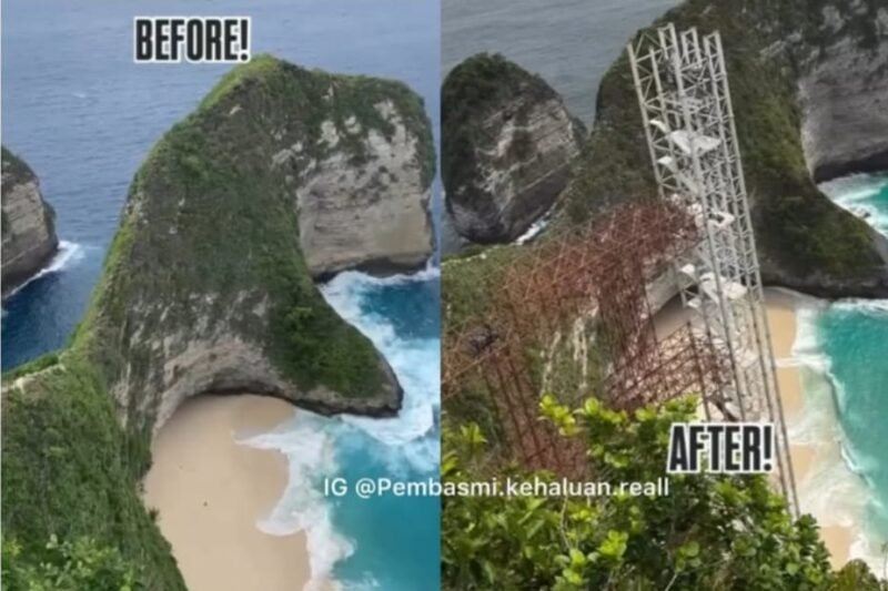 Lift Kaca Pantai Kelingking Resmi Stop! Gubernur Bali Perintahkan Pembongkaran dalam 6 Bulan