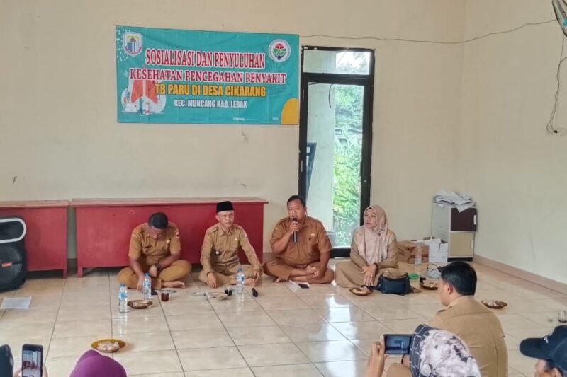 Desa Cikarang Gelar Sosialisasi Pencegahan TB Paru, Warga Diajak Deteksi Dini