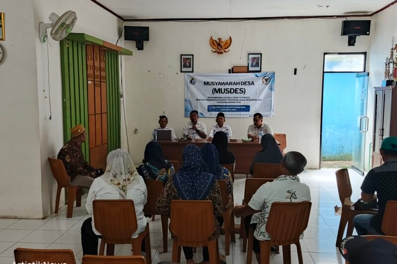 Desa Muncang Gelar Musdes Uji Publik APBDes 2026, Kepala Desa Ajak Warga Terlibat Aktif