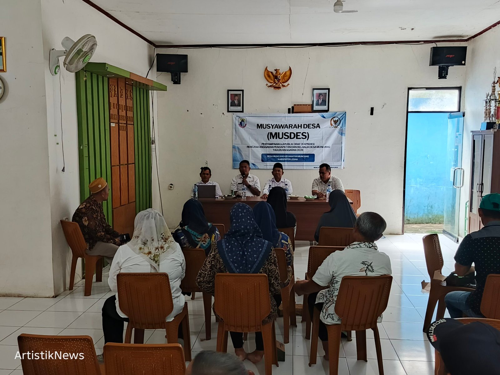 Desa Muncang Gelar Musdes Uji Publik APBDes 2026, Kepala Desa Ajak Warga Terlibat Aktif