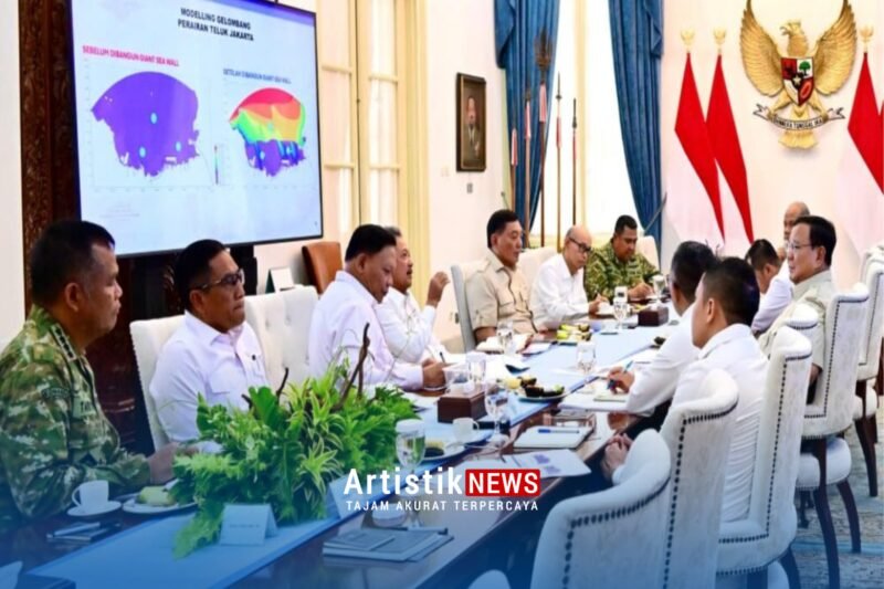 Dari Istana Merdeka, Prabowo Arahkan Pematangan Giant Sea Wall untuk Pesisir Utara Jawa