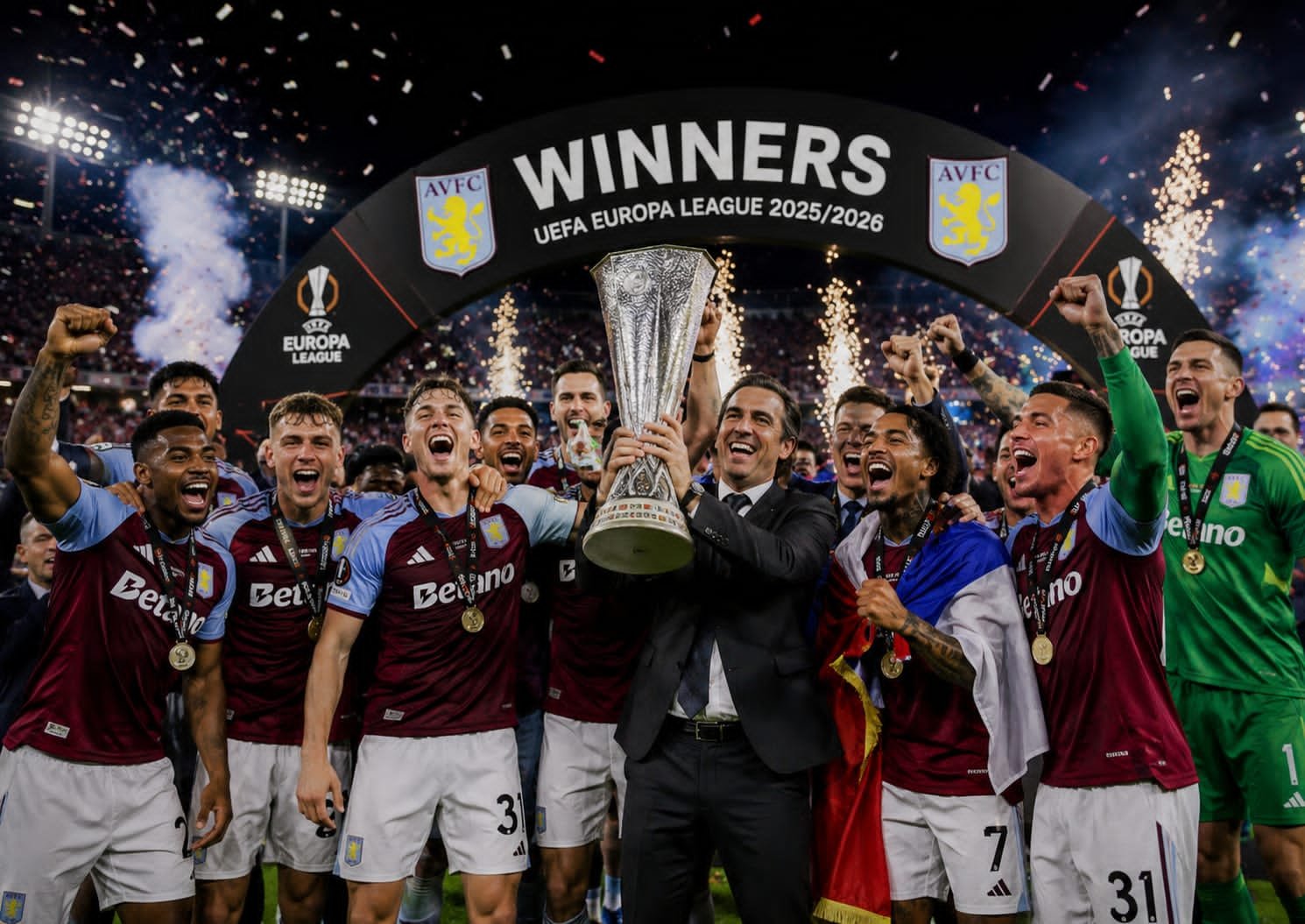 Aston Villa Juara Liga Europa 2026 Setelah Bungkam Freiburg 3-0 di Final