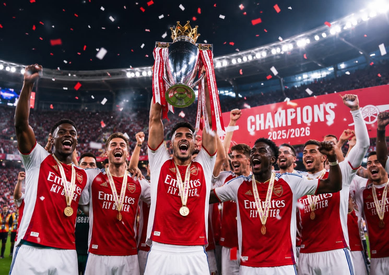 Arsenal Resmi Juara Liga Inggris 2025/2026 Setelah Manchester City Gagal Menang