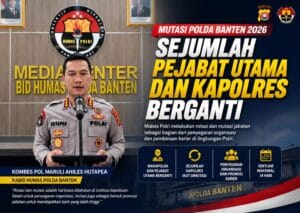 Mutasi Polda Banten 2026, Sejumlah Kapolres dan Pejabat Utama Berganti