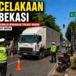 Truk Diduga Rem Blong Tabrak 5 Motor dan 1 Mobil di Bekasi, Satu Korban Meninggal