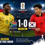 Afrika Selatan Lolos Babak Gugur Piala Dunia 2026 Usai Tekuk Korea Selatan