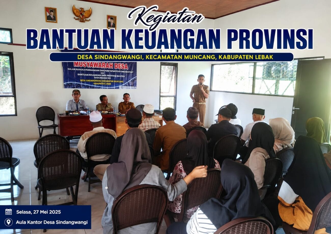 Musdes Sindangwangi Bahas Bantuan Keuangan Banten 2026, Fokus Perkuat Arah Pembangunan Desa