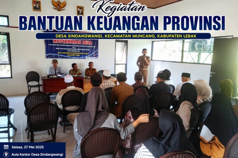 Musdes Sindangwangi Bahas Bantuan Keuangan Banten 2026, Fokus Perkuat Arah Pembangunan Desa