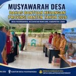 Musdes Desa Pasirnangka Bahas Bantuan Keuangan Provinsi Banten Tahun 2026