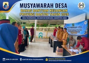 Musdes Desa Pasirnangka Bahas Bantuan Keuangan Provinsi Banten Tahun 2026