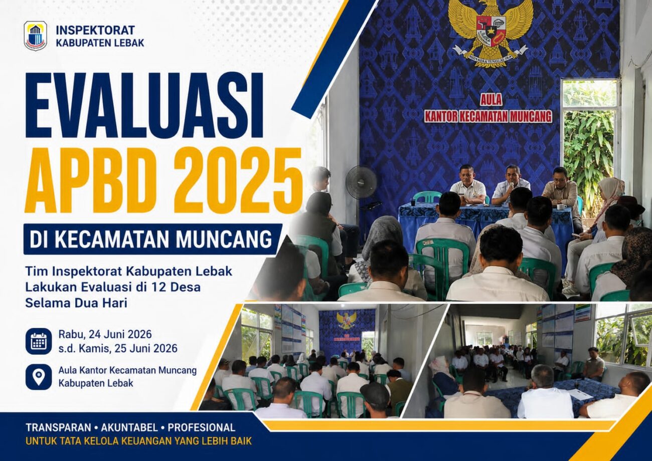 Tim Inspektorat Kabupaten Lebak Evaluasi APBD 2025 di 12 Desa Kecamatan Muncang