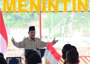 Prabowo Optimistis Indonesia Jadi Lumbung Pangan Dunia, Resmikan Lima Bendungan