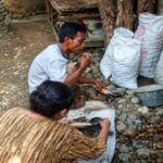 400 Kepala Keluarga di Kampung Palendeng Galang Swadaya untuk Cor Jalan Kadu Edan