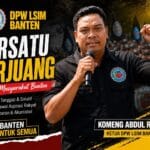 Ketua DPW LSIM Banten Komeng Abdul Rohman menyampaikan pernyataan terkait rencana aksi audiensi dan usulan audit Dana BOSP SMA dan SMK di Provinsi Banten.