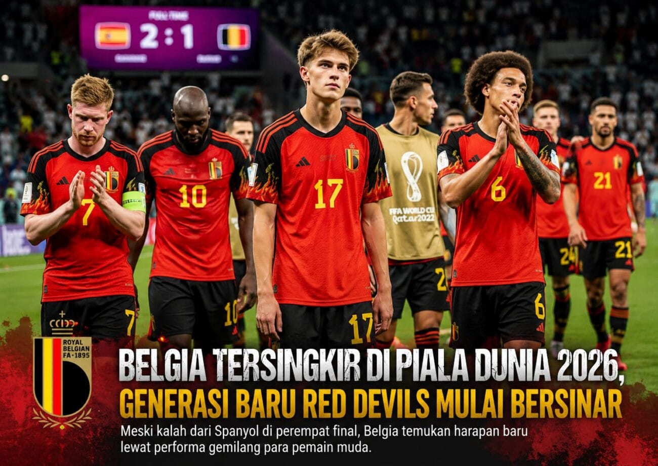 Belgia Tersingkir di Piala Dunia 2026, Generasi Baru Red Devils Mulai Bersinar