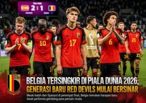 Belgia Tersingkir di Piala Dunia 2026, Generasi Baru Red Devils Mulai Bersinar