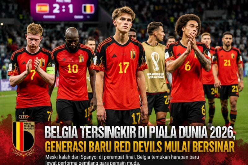 Belgia Tersingkir di Piala Dunia 2026, Generasi Baru Red Devils Mulai Bersinar