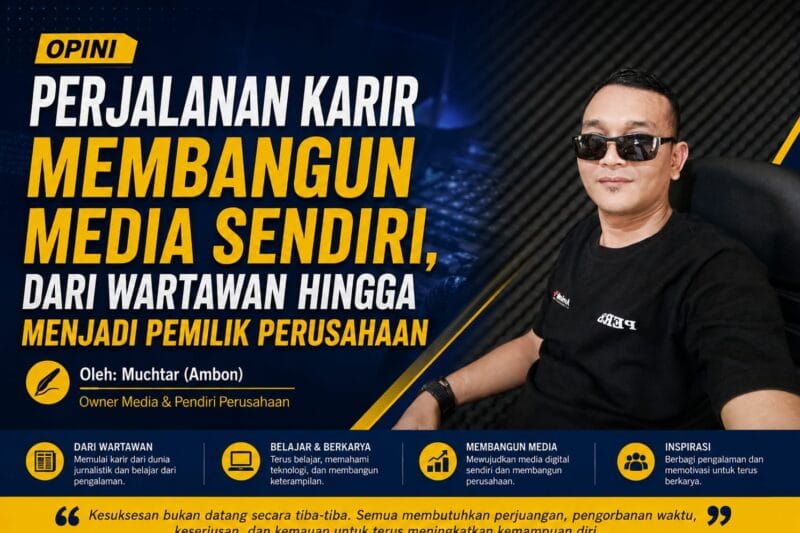 Perjalanan Karier Membangun Media Sendiri, Dari Wartawan hingga Menjadi Pemilik Perusahaan