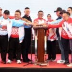 Andra Soni membuka Kejurnas Hoki Ruangan 2026 di Banten