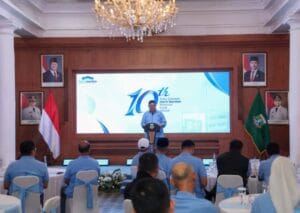 Gubernur Andra Soni menghadiri HUT ke-10 Bank Banten di Kota Serang