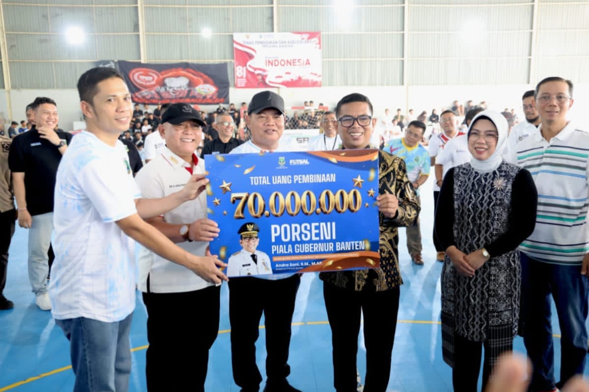 Gubernur Banten Andra Soni dalam Piala Gubernur Banten 2026