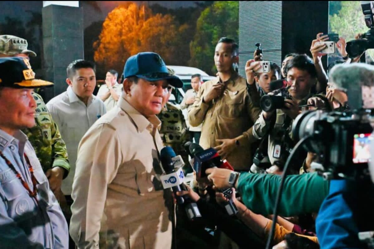 Presiden Prabowo memimpin rapat penanganan karhutla di Kalimantan Tengah