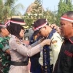 Kapolres Lebak AKBP Arninsi memimpin Apel Sabuk Kamtibmas di Lapangan Mapolres Lebak