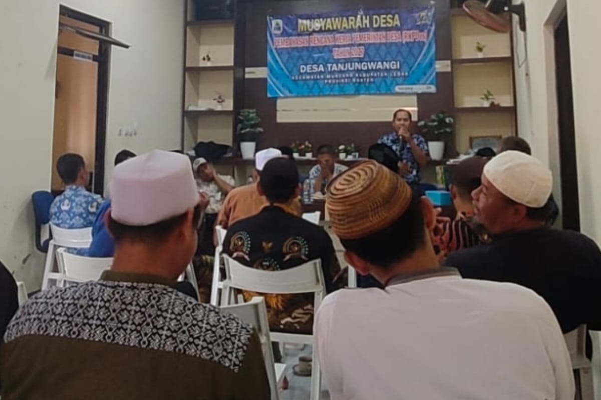 Musdes RKPDes 2027 Desa Tanjungwangi bersama pemerintah desa dan masyarakat
