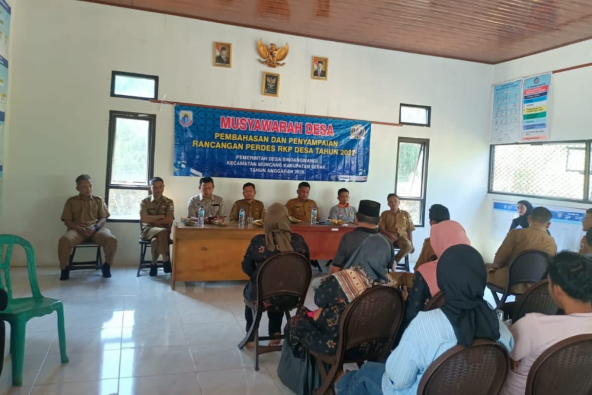 Musdes RKP Desa 2027 Desa Sindangwangi Kecamatan Muncang Kabupaten Lebak
