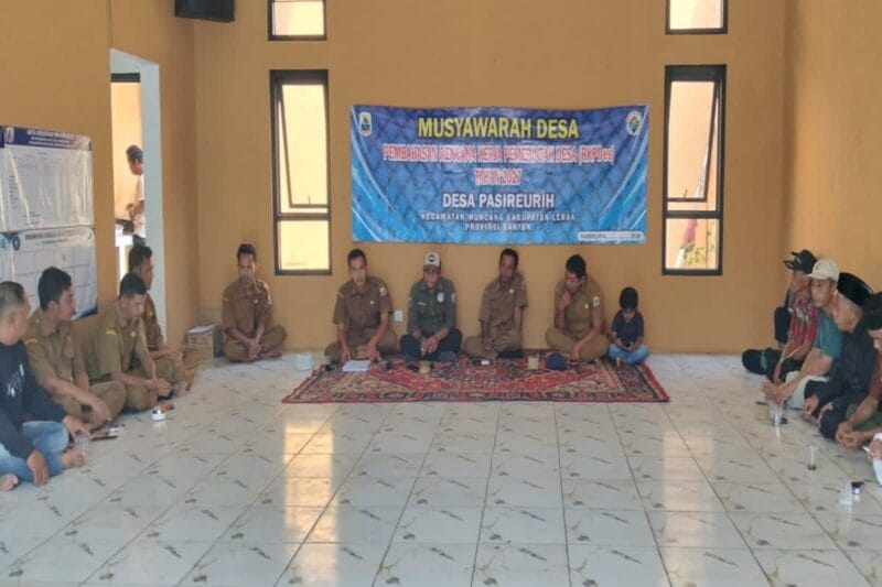 Desa Pasireurih Bahas RKP Desa 2027 dalam Forum Musdes