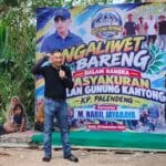 H. Moch Nabil Jayabaya menghadiri tasyakuran jalan rabat beton Kampung Palendeng