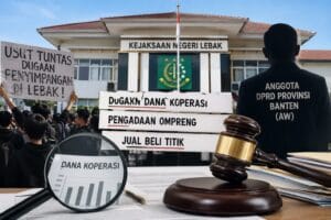 Gedung Kejari Lebak dalam ilustrasi dugaan dana koperasi dan pengadaan ompreng