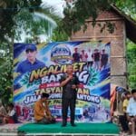 Camat Muncang Endih Sunardi menghadiri tasyakuran pembangunan jalan rabat beton Gunung Kantong Kampung Palendeng