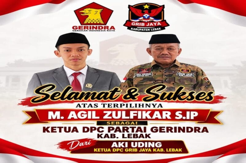 Ketua DPC GRIB Jaya Kabupaten Lebak Sampaikan Selamat kepada M. Agil Zulfikar, Tekankan Pentingnya Kebersamaan