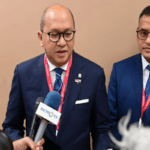 Rosan P. Roeslani memberikan keterangan pers terkait investasi Pupuk Indonesia di Vladivostok