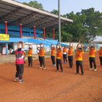 Personel Polres Lebak mengikuti Tes Kesamaptaan Jasmani dan Beladiri Polri Periodik Semester II Tahun 2026