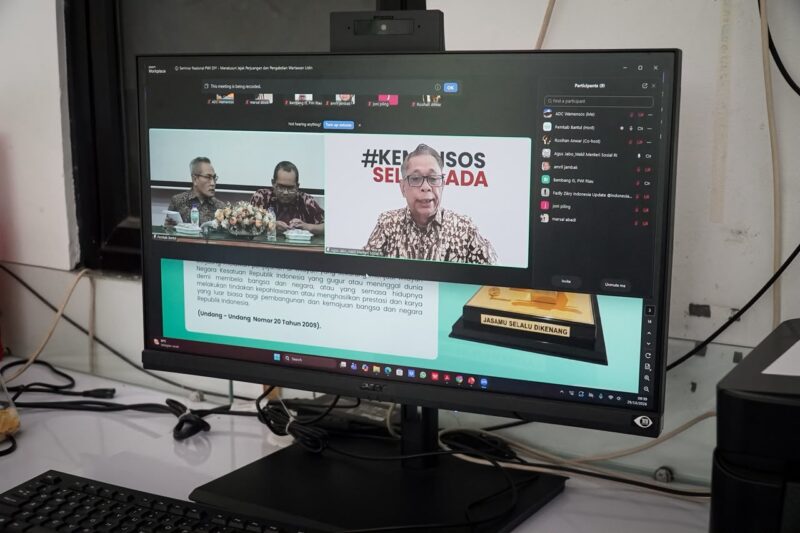 Wamensos Agus Jabo Priyono mendukung pengusulan Udin sebagai Pahlawan Nasional dalam Seminar Nasional PWI DIY.